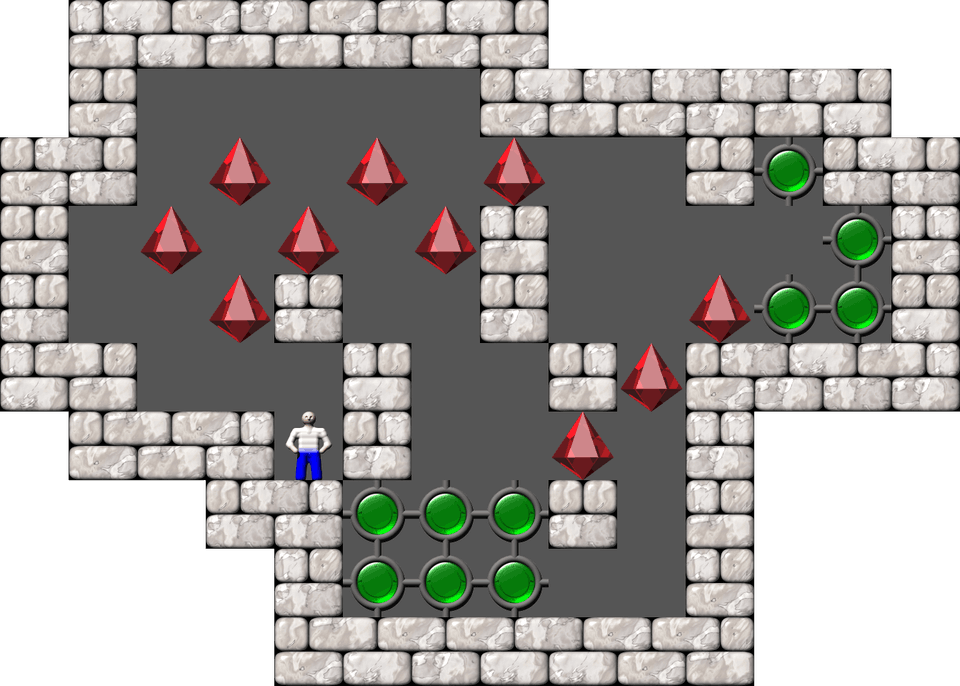 Sokoban Mass Remodel level 2189